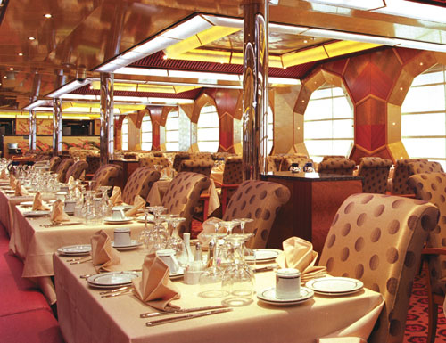 Detalle del Golden Restaurant del Carnival Glory CARNIVAL GLORY